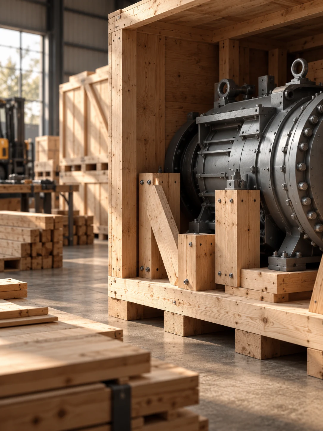 Crate timber detail